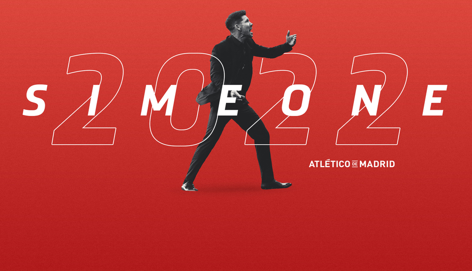 Simeone renueva hasta 2022